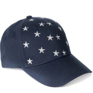 INTERNATIONAL CONCEPTS Women's Cotton Metallic Stars Baseball Cap